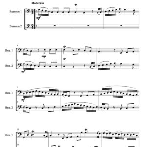 Molter Bassoon Duetto Hs. 406 (Digital download)