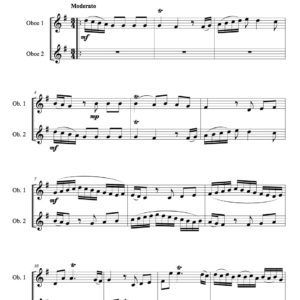Molter Oboe Duetto Hs. 406 (Digital Download)