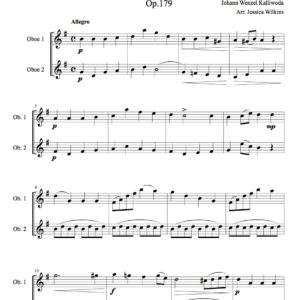 Kalliwoda oboe duet no.1 op.179 (Digital Download)