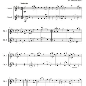 Stamitz Minuet & Trio oboe duet (Digital Download)