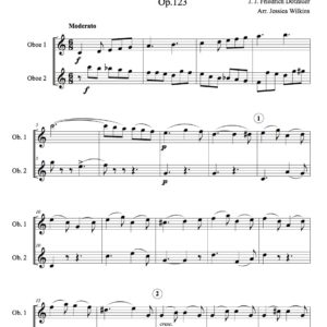Dotzauer Study no.10 - oboe duet (Digital Download)