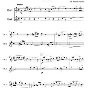 Dotzauer Study no.3 - oboe duet (Digital Download)