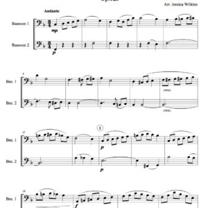 Dotzauer Study no.3 - bassoon duet (Digital Download)