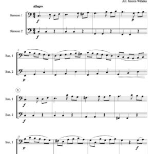 Dotzauer study no.5 - bassoon duet (Digital Download)