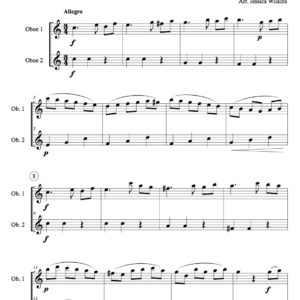Dotzauer Study no.5 - oboe duet (Digital Download)