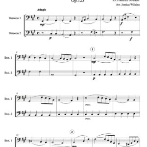 Dotzauer study no.7 - bassoon duet (Digital Download)