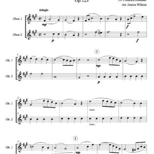 Dotzauer Study No.7 - oboe duet (Digital Download)