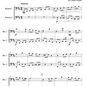 Dotzauer study no.8 - bassoon duet (Digital Download)