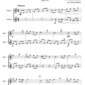 Dotzauer Study No.8 - oboe duet (Digital Download)
