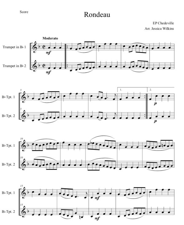 Rondeau - Trumpet Duet (Digital Download)