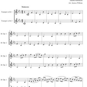 Mattheson Chaconne - Trumpet Duet (Digital Download)