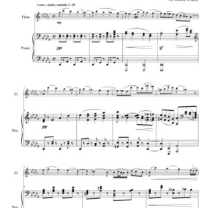 Dvorak Silent Woods - Flute & Piano (Digital Download)