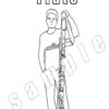 20 Flute Coloring Pages (Digital Download) - Image 4