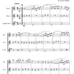 Abreu Amando sobre o Mar - Oboe Trio (Digital Download)