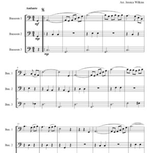 Abreu Amando sobre o Mar - Bassoon Trio (Digital Download)