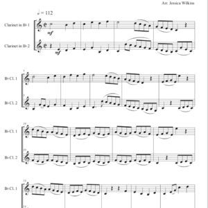 Beethoven Allegro & Minuet - Clarinet Duet (Digital Download)