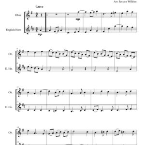 Boismortier Sonata No.3 Op.2 - Oboe & English horn duet