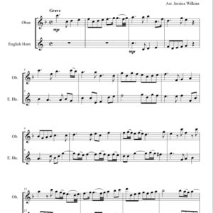 Courteville Sonata No.4 - Oboe & English horn Duet (Digital Download)