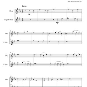 Finger Sonata No.5 - Oboe & English horn Duet (Digital Download)