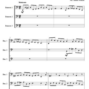 Mattheson Fugue Bassoon Trio (Digital Download)