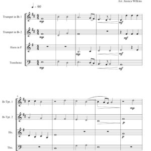 Josquin Mille Regretz - Brass Quartet (Digital Download)