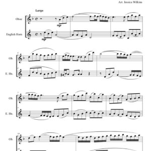 Mattheson Prelude & Fugue - Oboe & English horn Duet (Digital Download)