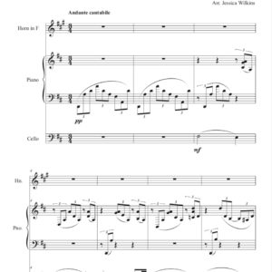 Rachmaninoff Prelude No.4 - French horn, Cello, Piano(Digital Download)