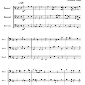 Mattheson Sonata No.4 Bassoon Trio (Digital Download)