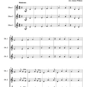 Mattheson Chaconne Oboe Trio (Digital Download)