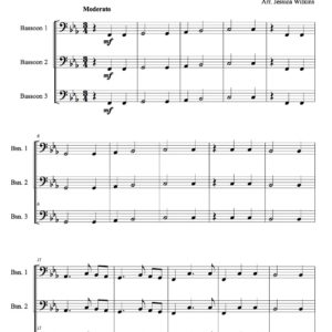 Mattheson Chaconne Bassoon Trio (Digital Download)