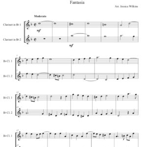 Clarinet Duet No.1 Fantasia (Digital Download)