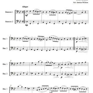 Krahmer Bassoon Duet No.6 (Digital Download)