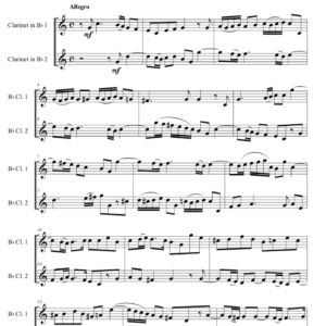 Geminiani Clarinet Duet (Digital Download)