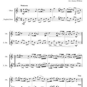 Krahmer Oboe & English horn Duet No.5 (Digital Download)