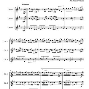 Mattheson Marche Oboe Trio (Digital Download)