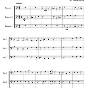 Mattheson Sonata No.10 Bassoon trio (Digital Download)