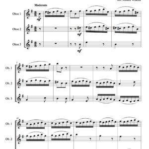 Mattheson Sonata No.3 Oboe Trio (Digital Download)