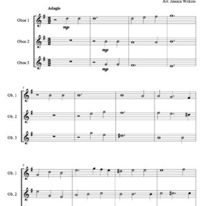 Mattheson Sonata No.5 Oboe Trio (Digital Download)