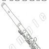 20 Flute Coloring Pages (Digital Download) - Image 2