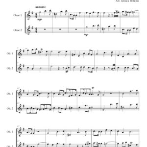 The Dotted Rhythm Book – 10 Intermediate Oboe Duets (Digital Download)