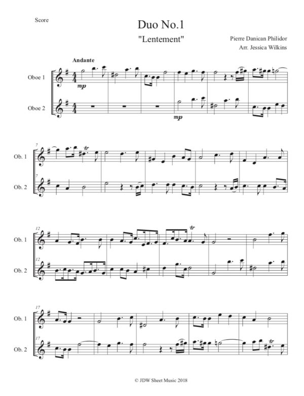 The Dotted Rhythm Book – 10 Intermediate Oboe Duets (Digital Download)