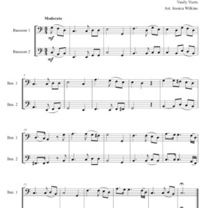 Intermediate Bassoon Duets in C Major (Digital Download)