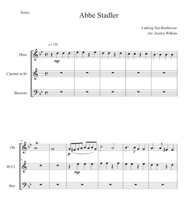 Abbe Stadler - Reed Trio (Digital Download)