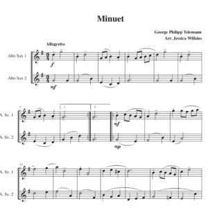 6 Easy Alto Saxophone Duets (Digital Download)