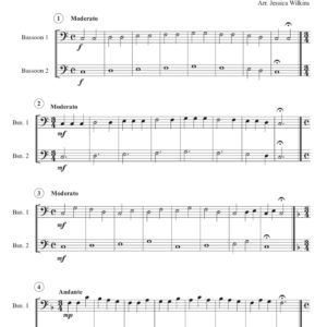 40 Progressive Bassoon Duets (Digital Download)
