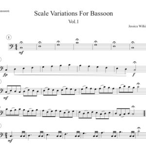 Scale Variations for Bassoon Volume No.1 (Digital Download)