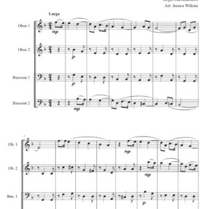 Rachmaninoff Canon in D minor - Double Reed Quartet (Digital Download)