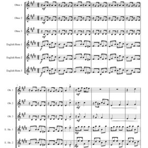 Nazareth 1922 tango brasileiro - Oboe Choir (Digital Download)