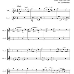 Kalliwoda Oboe Duo in D minor (Digital Download)