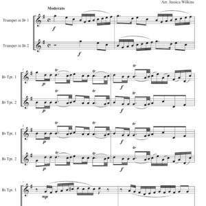 Quantz Trumpet Duet Op. 2 No.4 (Digital Download)